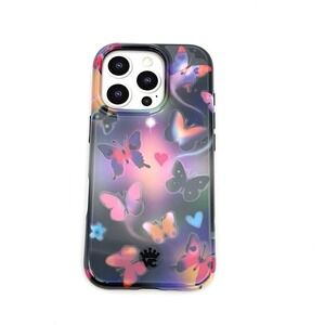 Velvet Caviar Dark Aurora‎ Butterflies iPhone 16 Pro Case MagSafe NWOT